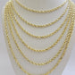Real  14k Yellow Gold Rope Chain 3mm 26 Inches Ladies Necklace