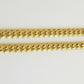 Real 10k Yellow Gold chain Miami Cuban Link necklace 6mm Mens 10kt 22" Box Lock