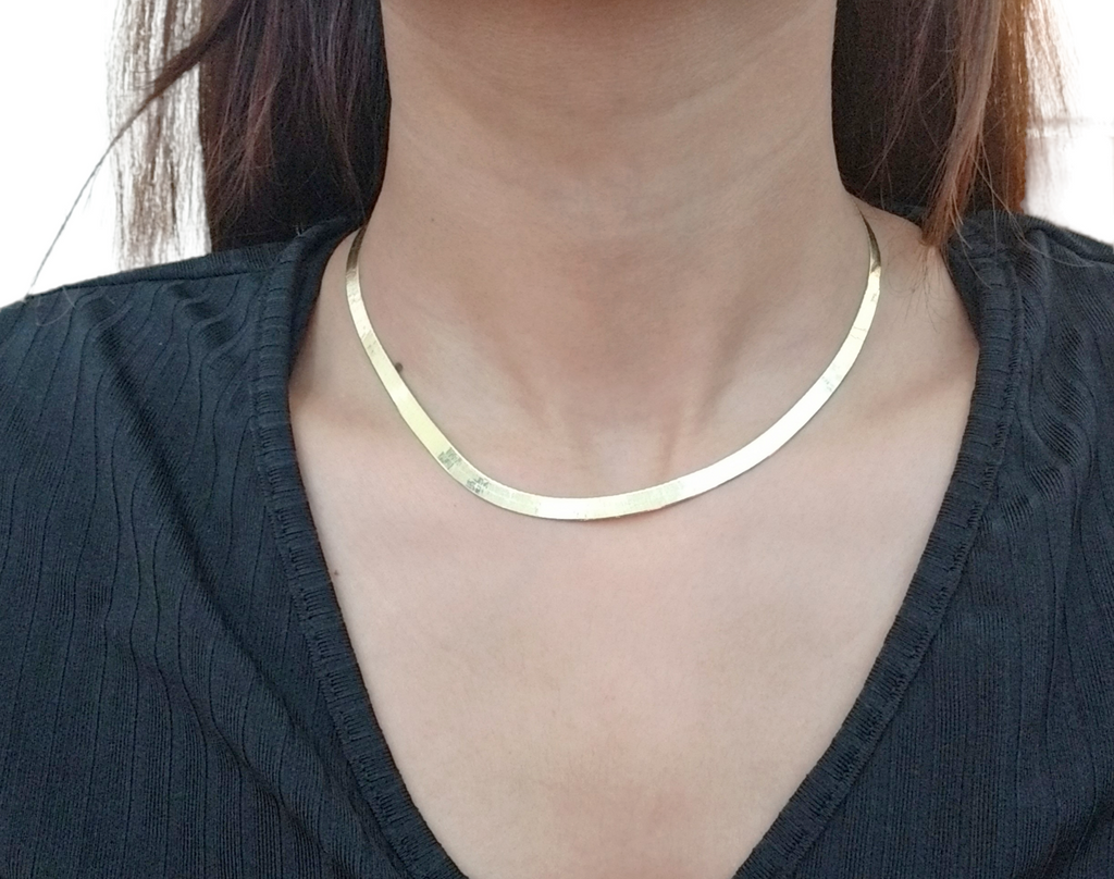 Bone chain necklace online