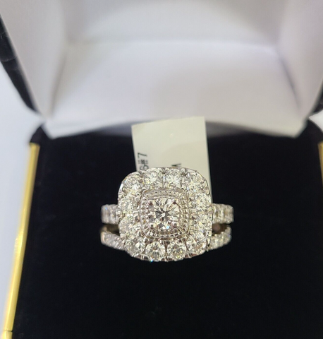 Real 14k Yellow Gold Diamond Ladies Ring Women Engagement Wedding