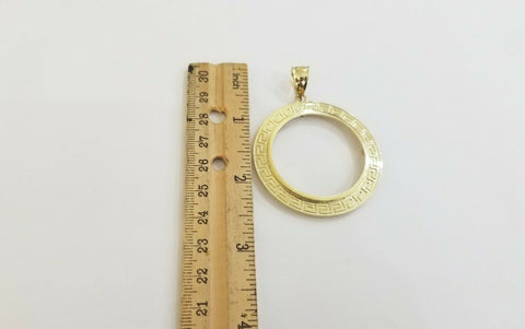 REAL 14k Gold Basel Charm ,beautiful circular yellow gold pendent,14kt