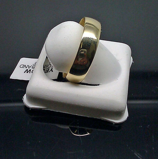 New Real 10K Yellow Gold Wedding/Anniversary Band For Men/Women 6mm Sizable