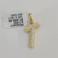 10k Real Yellow Gold Genuine Diamond Initial A-Z Alphabet Charm Pendent