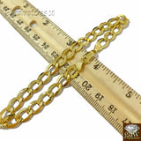 REAL 14k Men Gold Cuban Link Bracelet 9 inch 8mm Strong Link Miami Cuban