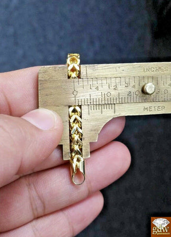 Mens 10k Gold Franco Chain 4mm 26" & Bracelet various length, REAL 10kt SET