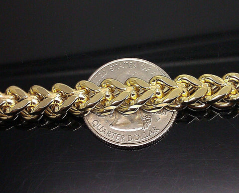 10K Yellow Gold Men's Thick Franco Chain 26"