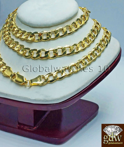 Real 14k Yellow Gold Cuban Curb Link Chain 20"