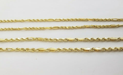 10k REAL Yellow Gold Milano Rope chain 22inch Gold necklace Men Women 4mm 10kt