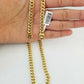 Real 14K Yellow Gold Miami Cuban Link Necklace Chain 6mm box Lock,14kt Gold