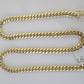 14K Solid Yellow Gold 9mm Miami Cuban Link Chain Necklace 24" Inch 14Kt
