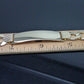 Mens SOLID 10K Yellow Gold Link Bracelet 9" ID Plate Long New