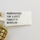 Real Diamond Egyptian Queen Nefertiti Pendant 10K Yellow Gold Charm Men