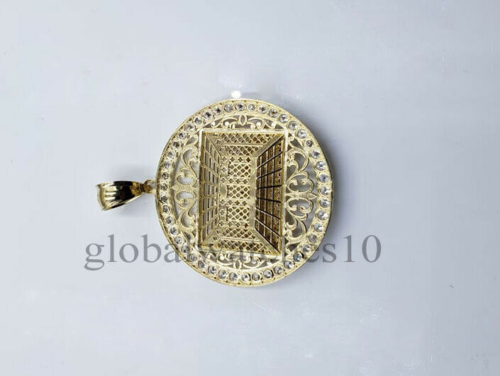 REAL 10k Gold last Supper Pendant Charm Men 10k Byzantine Rope Cuban chain Set