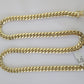 Real SOLID 14k Yellow Gold 9mm Miami Cuban Link Chain Necklace 20" 22" 24" 26"