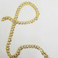 14K Yellow solid Gold 11mm Cuban Curb Link chain Necklace 24" Diamond Cut 14kt