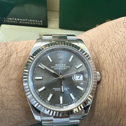 Rolex Datejust Silver Men's Watch - 126334