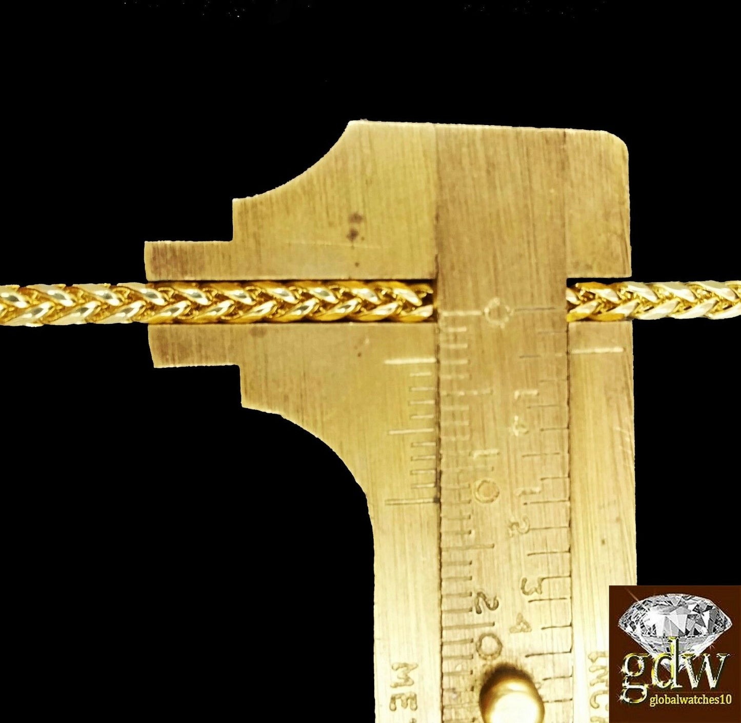 Real 10k Yellow Gold Mens Jesus Cross Charm Pendant Palm 22"