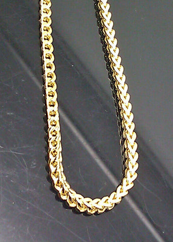 REal 10k Yellow Gold Franco Chain 26" necklace 3.5mm
