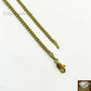 10k Gold Round Dollar Sign Pendant with Miami Cuban Chain in various Length Real
