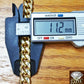 Real 10K Yellow Gold Miami Cuban Chain Necklace 11mm 24" Inch Box Lock Strong