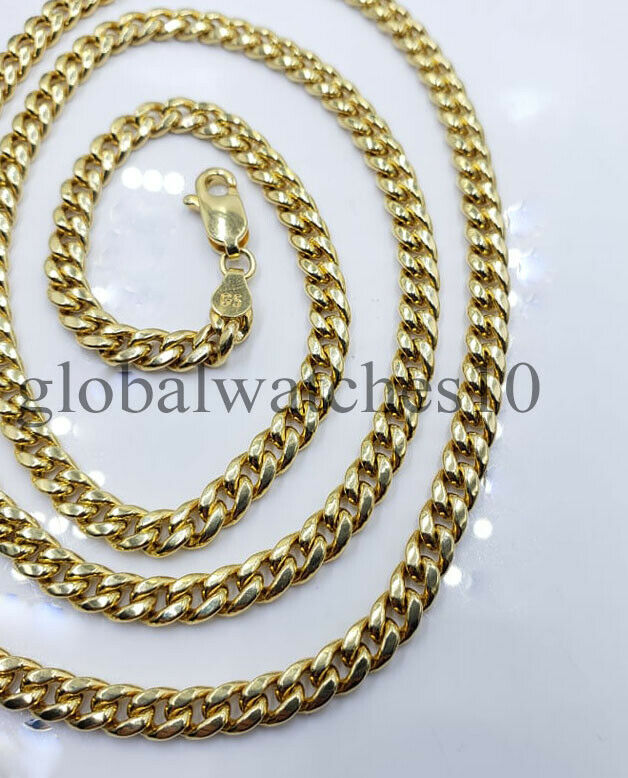 REAL 10k Gold last Supper Pendant Charm Men 10k Byzantine Rope Cuban chain Set