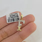10k Real Yellow Gold Genuine Diamond Initial A-Z Alphabet Charm Letters Pendent
