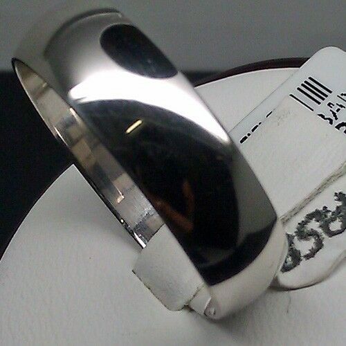 10k Mens Wedding Band White Gold 6mm Ring Size 11 White Gold Comfort Fit