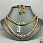 REAL 10k Gold Miami Cuban Chain 7mm 17" Inch Necklace Box Lock Choker Women Men