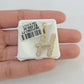 10k Real Yellow Gold Genuine Diamond Initial A-Z Alphabet Charm Pendent