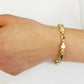 10k Yellow Gold Milano Rope Chain bracelet 8.5" 5mm real gold hand chain