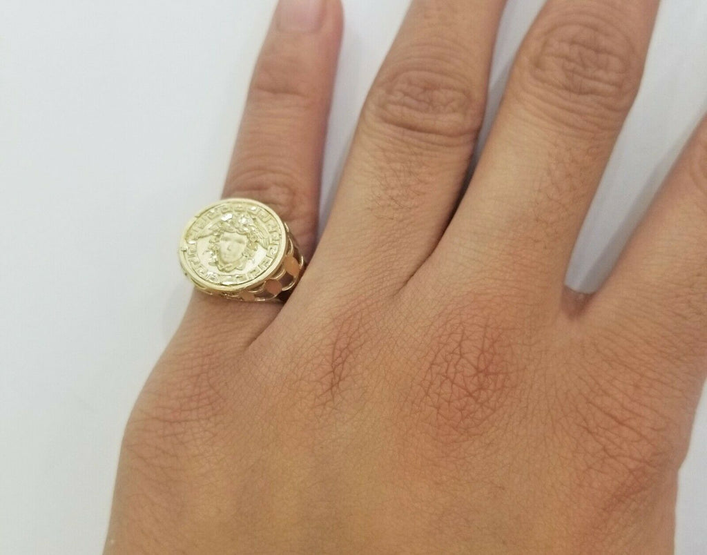Golden Lion Shape Ring StainlessSteel Lion Domineering Men's Ring Unisex  Jewelry | eBay