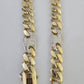 10K Yellow Gold 15mm Miami Cuban Mariner Link Chain Necklace 26" Inch 10Kt