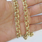 Best 14k Yellow Gold Chino Link ID Necklace/Chain 9mm 24Inch For Men's 14kt Gold