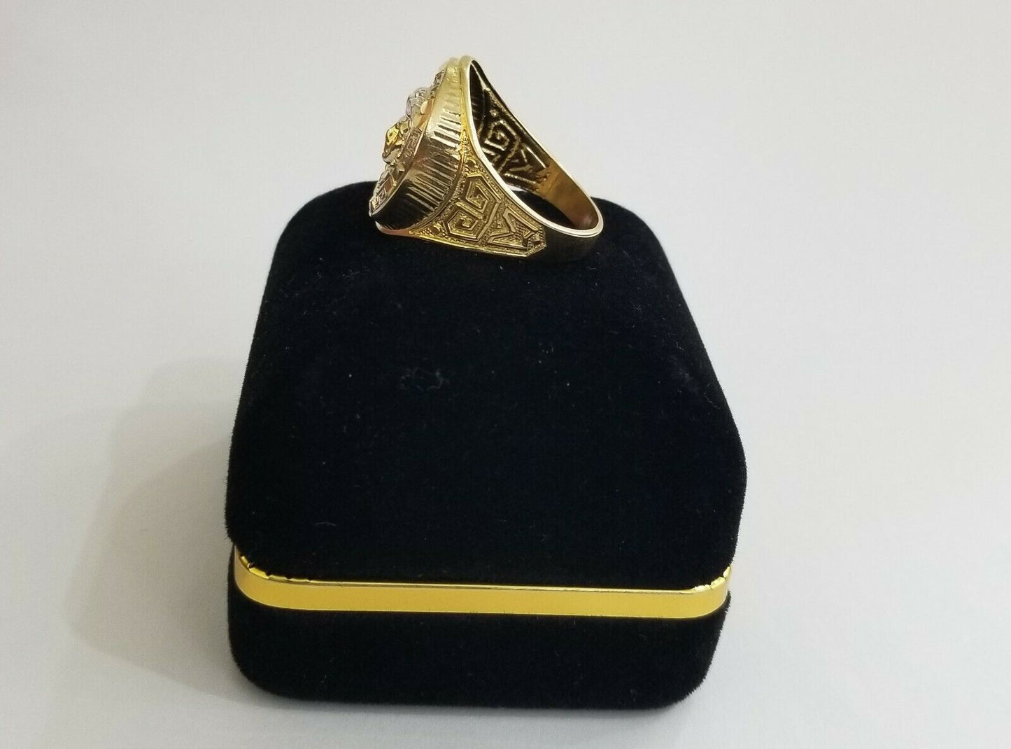 Real 10K Gold Ring Head pinky casual size 10 10kt yellow gold sizable