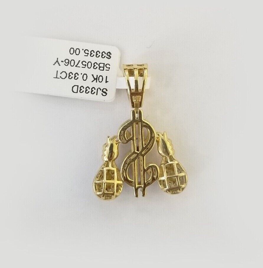 10k Vintage Money Bag Charm hotsell