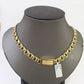Best 14k Yellow Gold Chino Link ID Necklace/Chain 9mm 24Inch For Men's 14kt Gold