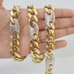 10K Yellow Gold 15mm Miami Cuban Mariner Link Chain Necklace 26" Inch 10Kt