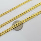 Real 10k Gold Royal Miami Cuban Monaco Link Chain 8mm 24" yellow gold necklace