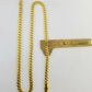 Real 10k Gold Royal Miami Cuban Monaco Link Chain 8mm 24" yellow gold necklace