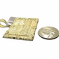 Real 10K Yellow Gold Last Supper Pendent Charm 2" Inch
