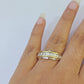 10k White Yellow Gold Diamond Mens Ring Band Wedding Genuine Natural Real