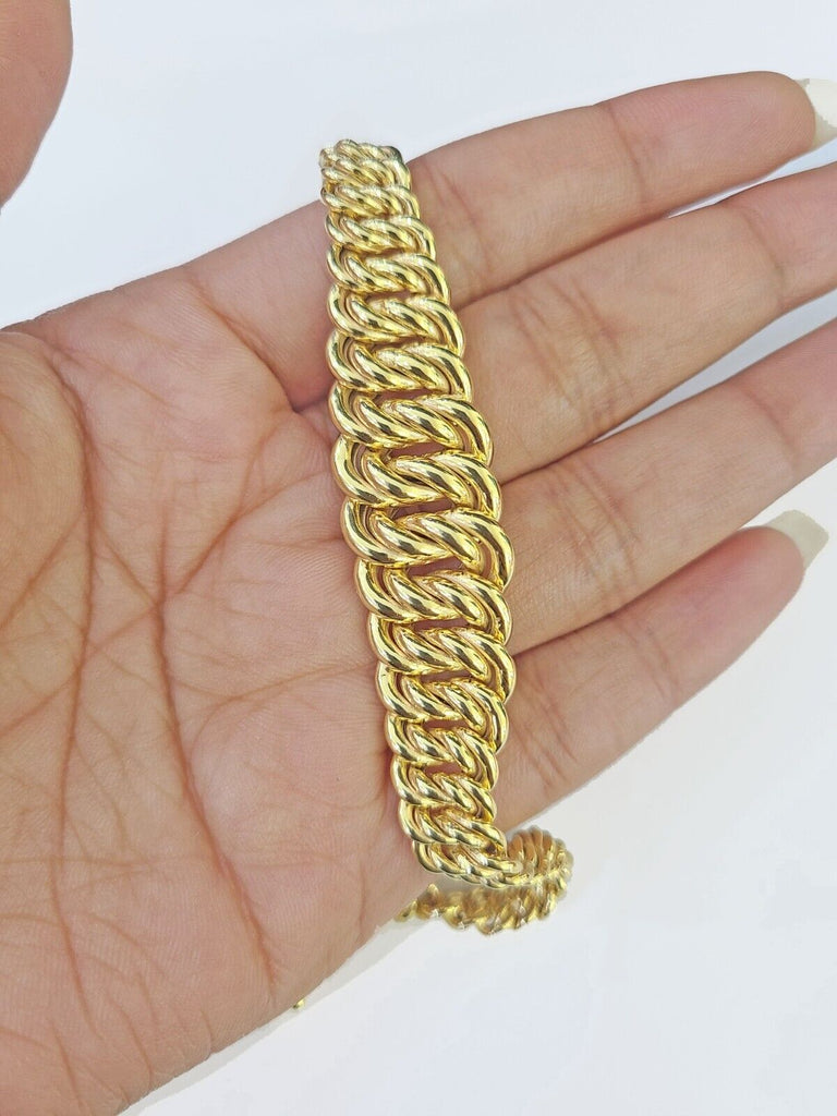14kt Yellow Gold Byzantine Link Bracelet