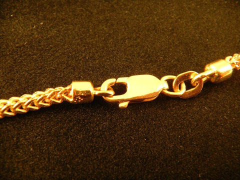 Real 10k Gold 22" inch Franco Chain necklace 1.5mm For Pendant. REAL 10kt Gold
