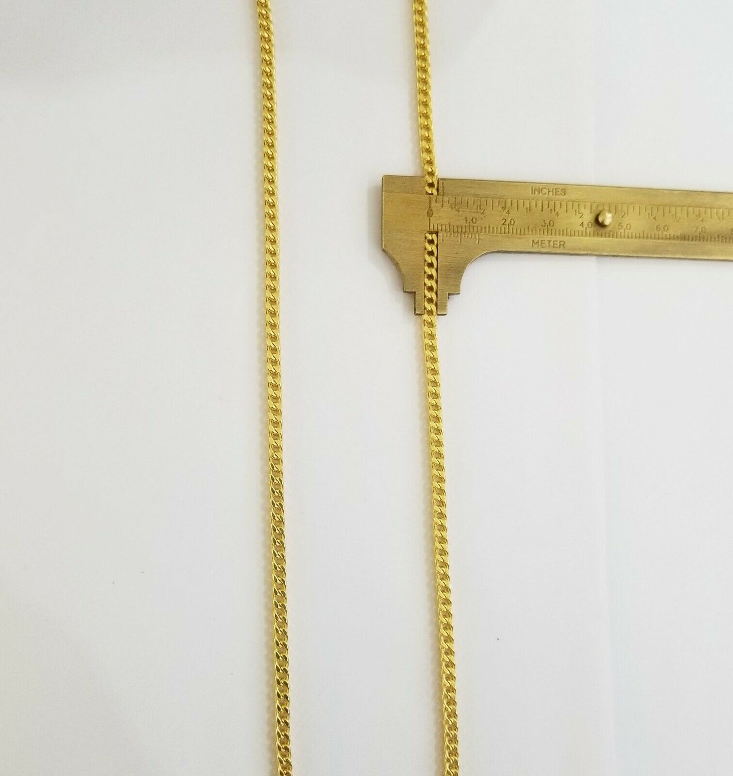 Real 10k Franco Yellow gold Chain 3mm 26 inch necklace lobster lock 10kt