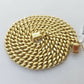 Real 14K Yellow Gold Miami Cuban Link Necklace Chain 6mm box Lock,14kt Gold