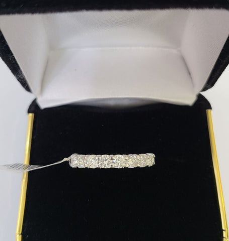 REAL 14k White Gold Diamond Ring Ladies Wedding Engagement Genuine