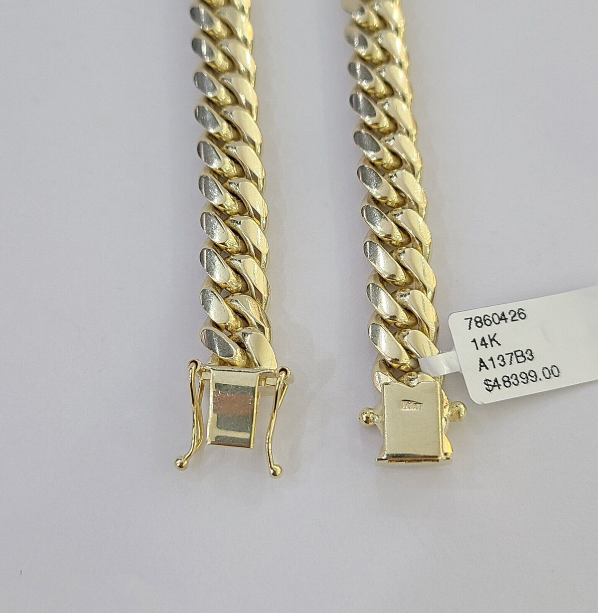 9mm Solid Miami Cuban Gold Necklace | 18K / Rose / 26 9mm Solid Miami Cuban Gold Necklace | 18K / Rose / 26
