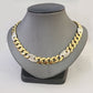 10K Yellow Gold 12mm Miami Cuban Mariner Link Chain Necklace 22" Inch Real 10Kt
