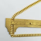 Real 10k Yellow Gold chain Miami Cuban Link necklace 6mm Mens 10kt 22" Box Lock