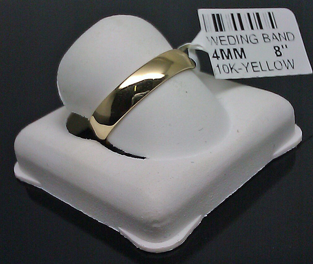 Brand New 10K Yellow Gold Men/Women Band 8" 4mm 2.0gm